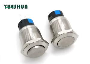 China Lighted Latching 12mm Momentary Switch , Momentary Starter Switch on sale