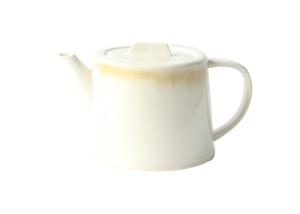 Buy cheap Organic Shaped Ceramic Tea Coffee Set 1300CC Teapot With Reactive Glaze product