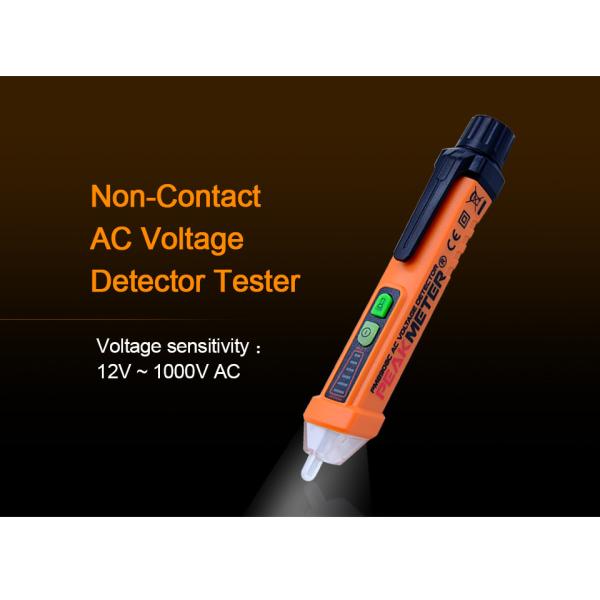 Current Measurement AC Voltage Detector Pen Sound And LED Alarm High Safety Standard