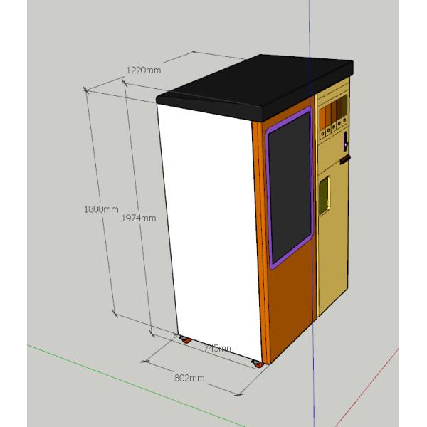 Solutions for Newspapers Vending Machines, Super Large Capacity, Simple & Easy Replenishment, 40 inch Touch Screen