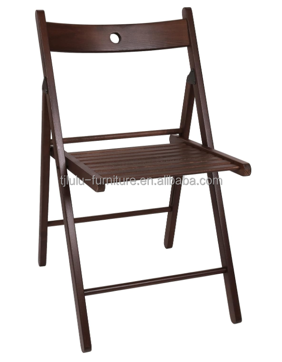 Modern Finish Nitrolacquer Wooden Folding Chairs for Hotel and Event Usage in 2023