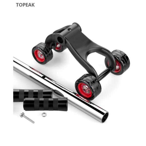 Commercial Fitness Gear Ab Wheel Abs 4 Wheels Home Gym Equipment 1.5kg