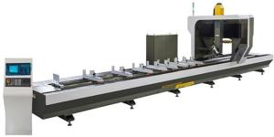 Buy cheap 4 Axis CNC Aluminum Cutting Machine Profile PVC Cnc Drilling And Tapping Machine product