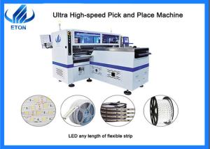Buy cheap 136 Nozzle Fastest Pick And Place Machine for LED Strip Production in LED Industry product