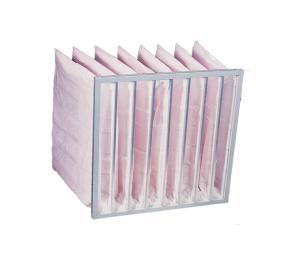 Mid Efficiency Synthetic Fiber Pocket Bag Filter , HVAC F5 F6 F7 F8 F9 Dust Collected Pocket Filter