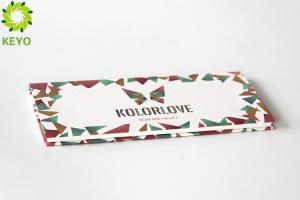 China Custom Color Rectangle 10 Pans Magnetic Eyeshadow Palette Paper Material Made on sale