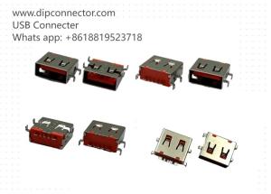 Buy cheap Orange USB Socket Connector Withstand Voltage AC500V High Performance product
