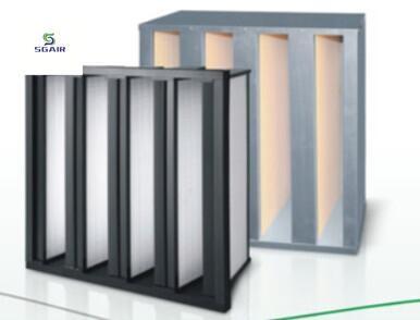 Quality Medium Efficiency Combined Filter / HEPA Com Bined Filter Extendible Filtration Area for sale