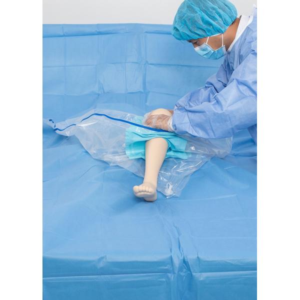 Hospital Disposable Sterile Drape Lower Extremity Packs / Top Extremity Set