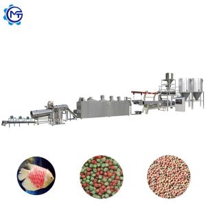 China 8mm Pellet Floating Fish Feed Machine Production Line 600kg/H on sale