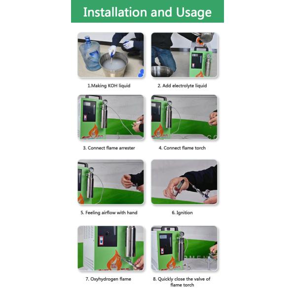 Okay Energy Portable Oxy Hydrogen Generator Flame HHO Welding Machine