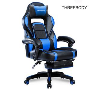 China PU Leather Executive Racing Office Chair Ergonomic Headrest High Density Foam Seat on sale