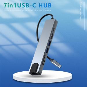 Type C 7 In 1 USB C Hub With HDMI 4K 60Hz Output Power Delivery