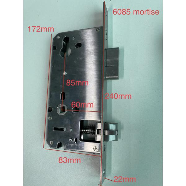 Stainless Steel Door Electronic Keyless Lock Body For Home Smart Sliding Door Mortise
