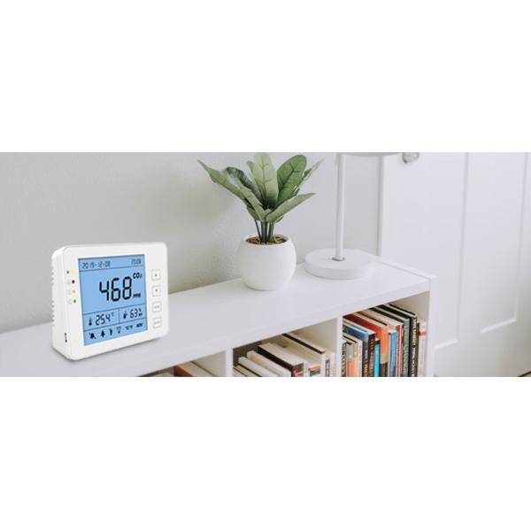 Rechargeable Indoor CO2 Meter NDIR Non Dispersive Infrared Sensor