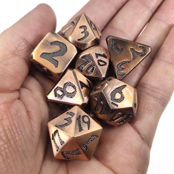 Quality Lightweight Manual Polyhedral Grinding Hand Pouring Durable Dice Set Sturdy Dice Set for sale