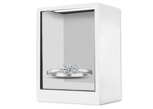 Buy cheap 55 Inch Touch Screen 3D Holographic Display Box Vertical Transparent LCD Showcase product