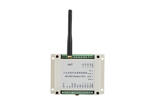 Quality 4 Channels Wireless Modbus RTU 4DI4DO Wireless I O Module Pump / Valve / Tank Level for sale