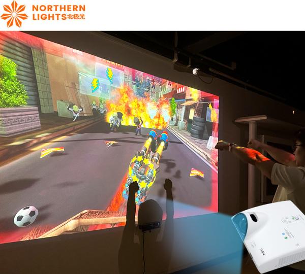 Quality Mech Fighters Interactive Gaming Projector System For Kids Entertainment for sale