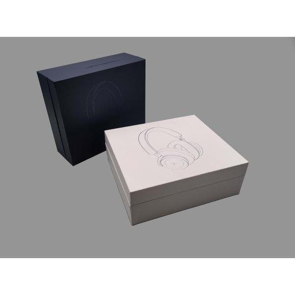 Special paper Rigid Box Packaging With Stamping Embossing CMYK Color, for Electronic or retail selling