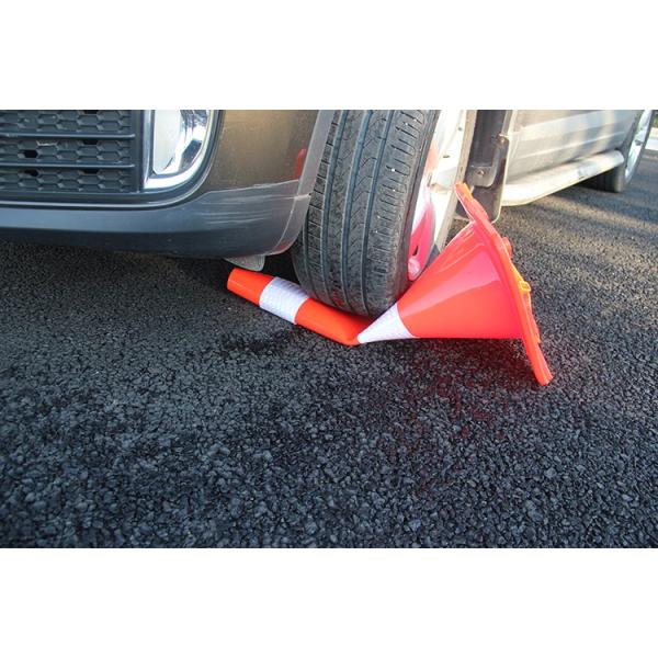 Road Safety Guiding Cone Orange PVC Plastic Traffic Cones