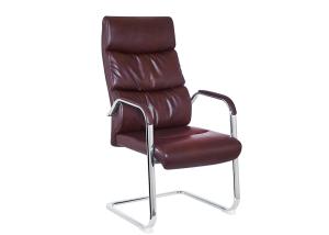 Buy cheap 112cm Leather Office Chair No Wheels product
