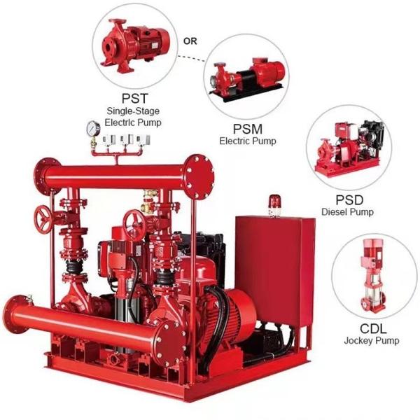Vertical Horizontal Centrifugal Fire Fighting Water Pump Boosting Equipment