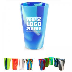 Buy cheap Custom Logo 16OZ Silicone Pint Glass Beer Mug Wine Cup product