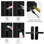 Biometric Fingerprint Keypad Keyless Door Lock Smart Home Tuya APP Wifi