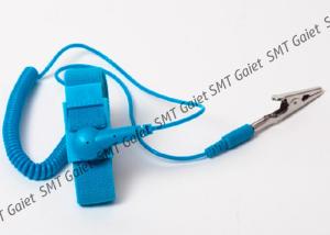 China Blue Esd Wrist Strap 15 With A Linear Buckle Adjustment on sale
