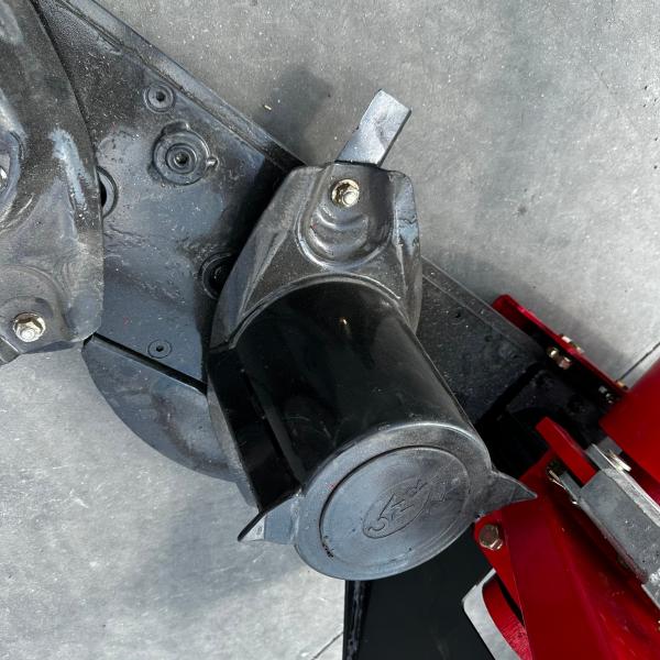 Multiple Disc Hay Rotary Mowers Farm Equipment Red Tractor Mounted Sharp Blade