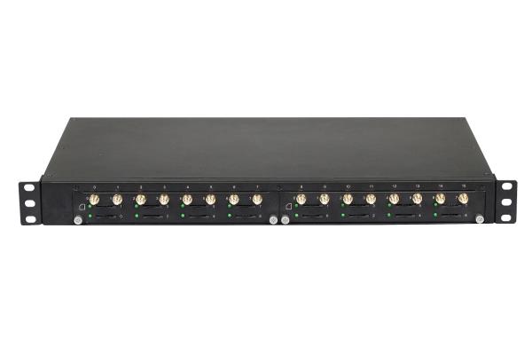 Quality GSM VoIP Gateway with 16SIMs,SMS, 2 LAN 10/100M Base-Tx RJ45, quad band for sale