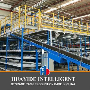 Buy cheap A25: Mezzanine Racking Supported By Carton Flow Rack,Multi-Tier Rack,Warehouse Storage Rack product