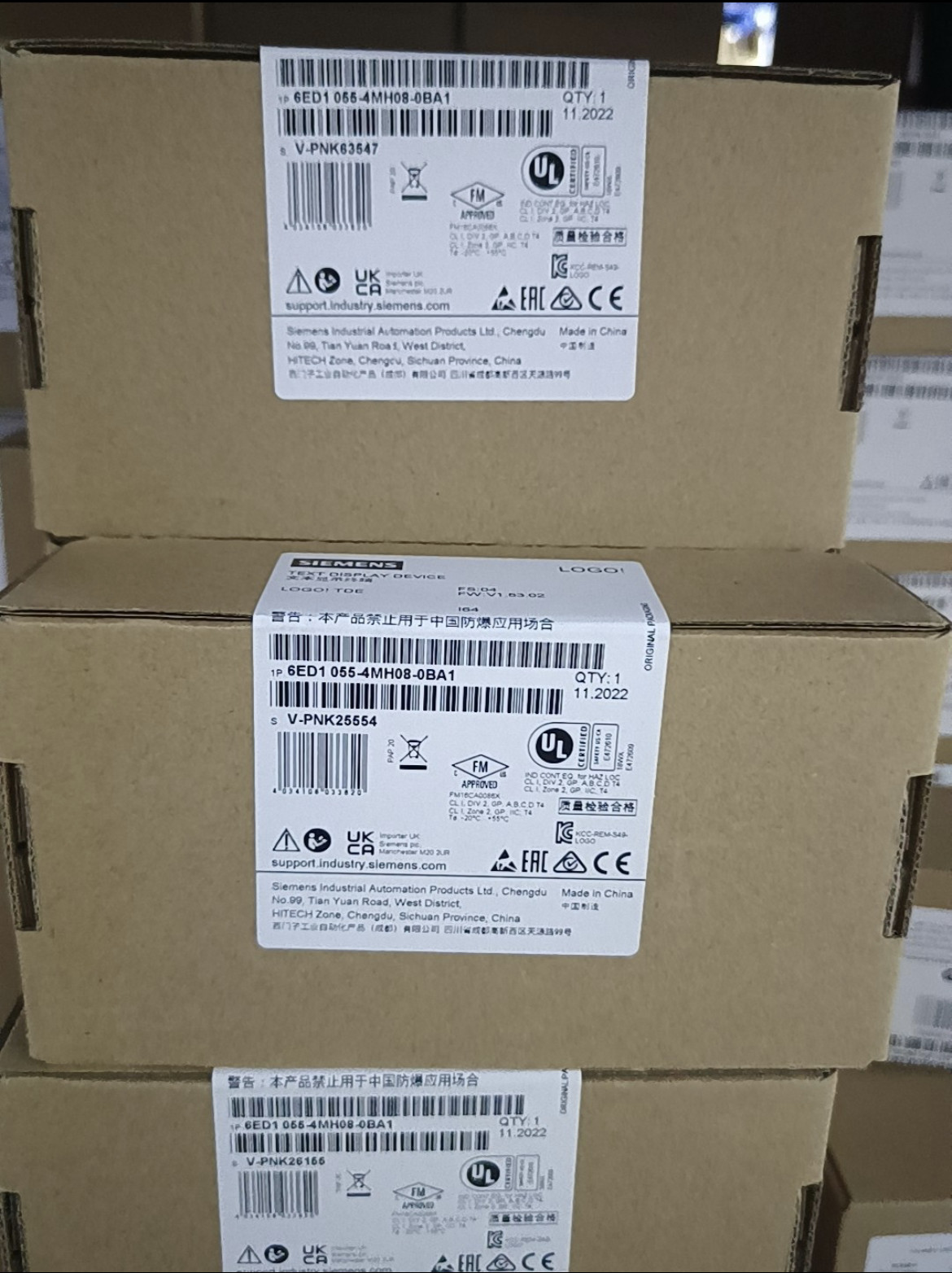 6ED1055-4MH08-0BA1 Siemens LOGO 8 TDE Text Display HMI Touch Screen With Touch Screen