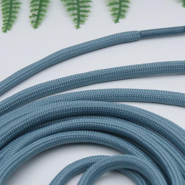Grey Pink Double Braid Nylon Yacht Rope 5mm Polyester Cord In Bulk