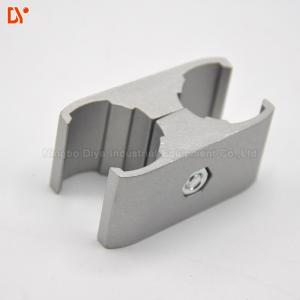 Buy cheap OD28mm Lean Aluminum Pipe Connector Parallel Holder Sand Blasting product