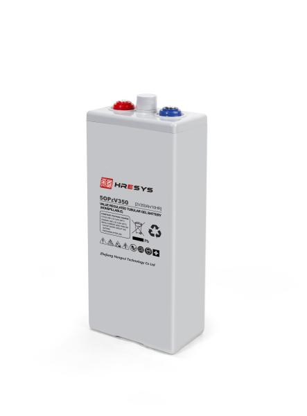 Quality 2V 350AH OPzV Long Cyclic Life Tubular Gel Battery For Telecom Cyclic Standby Harsh Environment, for sale