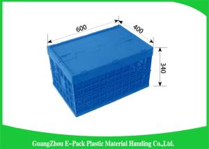 Buy cheap Nestable Collapsible Storage Boxes With Lids , Standard Plastic Shipping Crates product