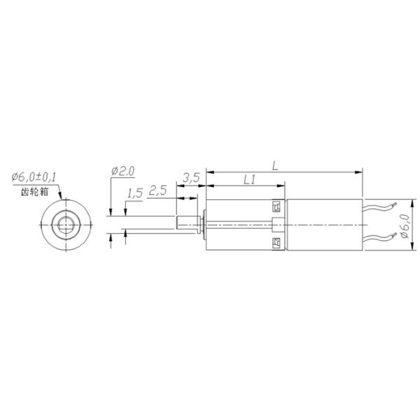 Diameter Coreless Motors 6mm Small Planetary Gearbox Application For Toy