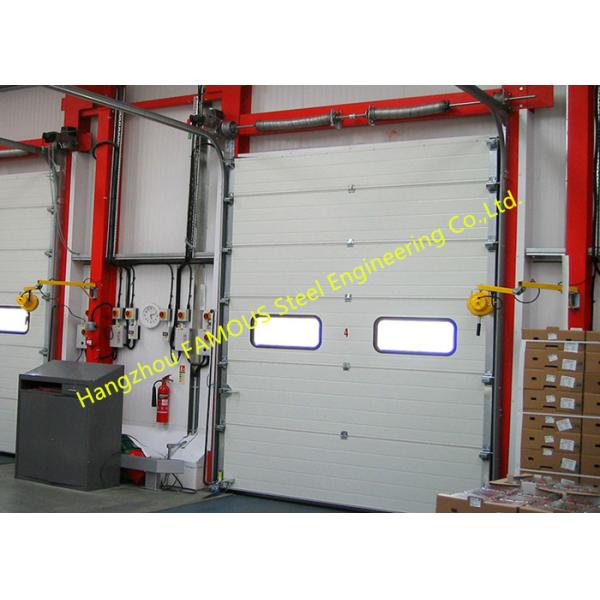 Customized Industrial Garage Doors With Remote Operator Quick Response Side Sliding Doors For Carport