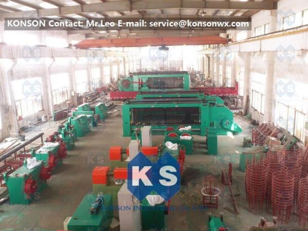 Heavy Duty Auto Gabion Mesh Knitting Machine For Making Double Twist Gabion