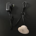 Terminal Round Black Dual Double USB Charge Socket Furniture Accessories Sofa