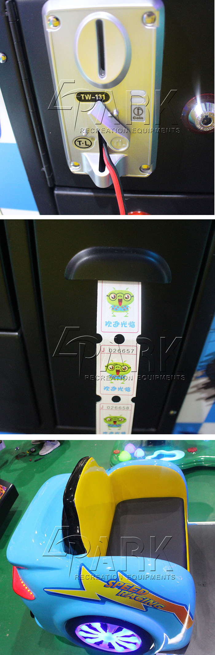 Reality Feeling Car Racing Game Simulator Machines With Camera Function Card System