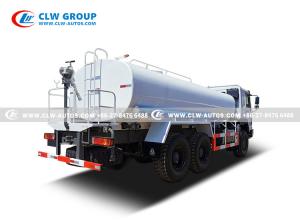 China HOWO Off Road 20m3 Gallons Water Bowser Truck With Centrifugal Self Priming Pump on sale
