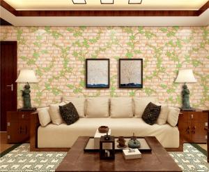 3D waterproof PVC wallpaper modern fashion design removeable 2017 new