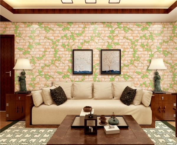 Quality 3D waterproof PVC wallpaper modern fashion design removeable 2017 new for sale
