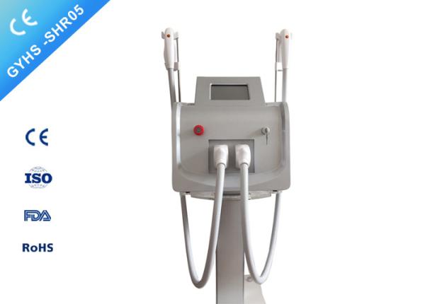 Quality Portable Permanent Shr Laser Hair Removal Machine With Double Handpiece for sale