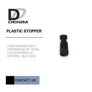Plastic Spring Stop Toggle Cord Locks , Barrel Cylinder Spring Cord Lock