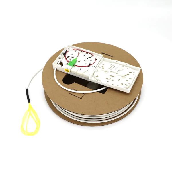 FTTH Prise terminale optique (PTO) 1 FO Drop Cable G657A2 SC APC 30m