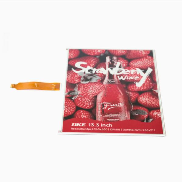 13.3 Inch Extra Large Size Advertising E Paper Panel Fast Refresh 4-Color E